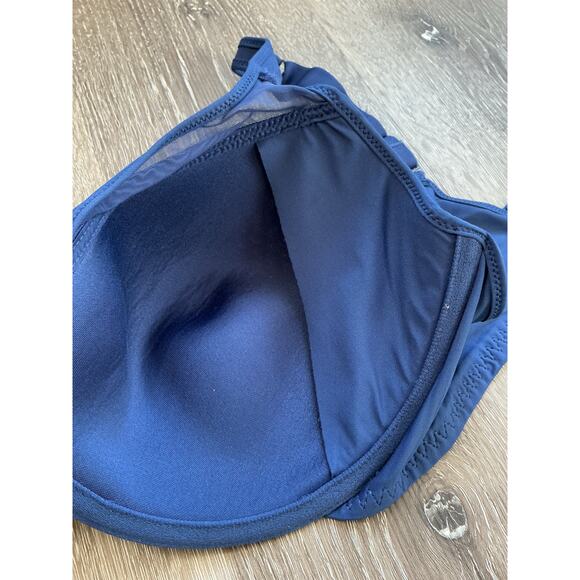 Bali One Smooth U Ultra Light Underwire Convertible Blue 40D Bra Full Figure - Picture 8 of 8